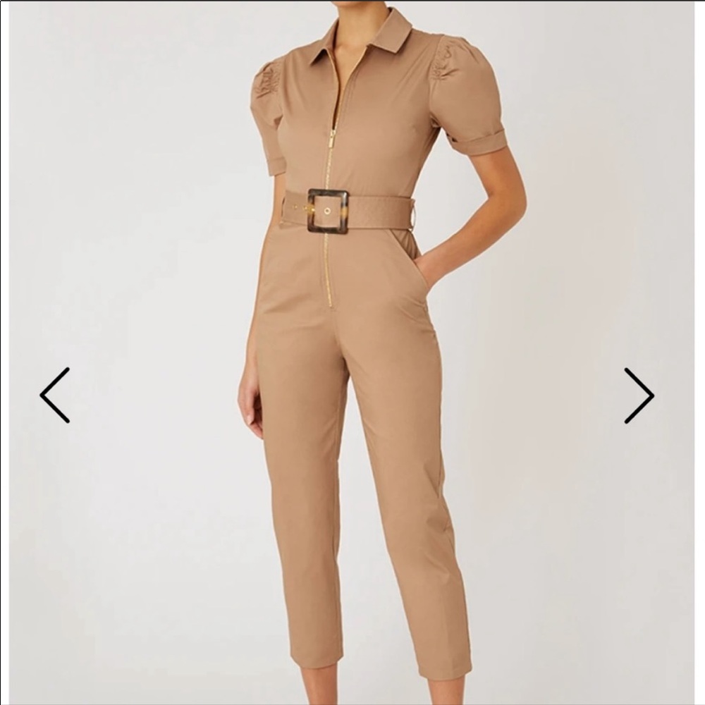 NWT Weworewhat Short sleeve belted jumpsuit